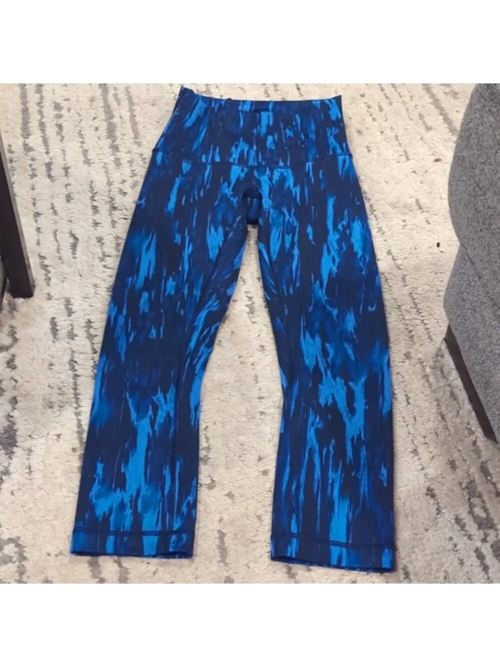 Lululemon Wunder Under Crop (Hi-Rise)Painted Animal Sprinkler Black